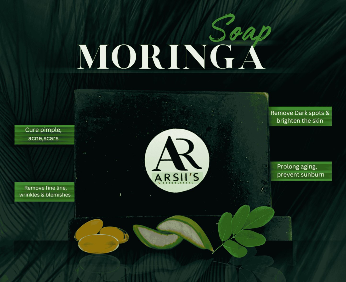 Moringa Soap (with Tea-Tree Oil)